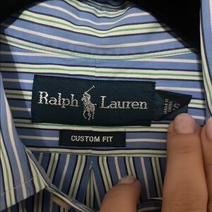 Ralph Lauren Blue Striped Men's Shirt